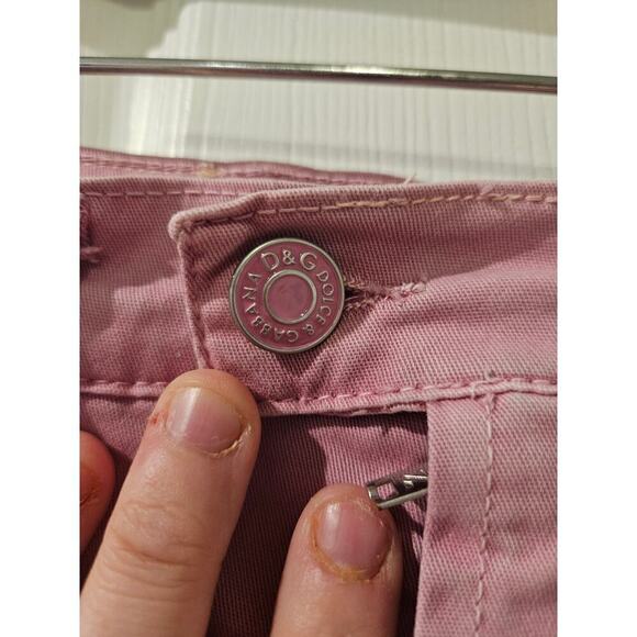 Dolce & Gabbana Pink Mauve Denim Pencil Skirt IT 40‎ US 4-6 Italy Designer Y2K - Picture 3 of 9